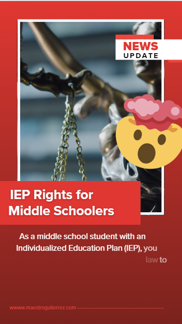 iep rights for middle school students